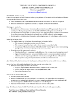 11.2 Timeline for SCC & Land Trust Program 2018-19