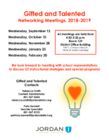 18-19 GT Networking Dates