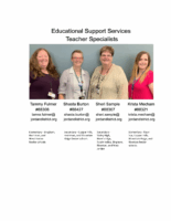 19.4 ESS Teacher Specialists