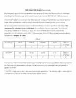 1st Grade 2nd Quarter Benchmark