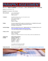 20.3 Parapro Assessment 2019-20