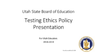 2018 Testing Ethics Presentation