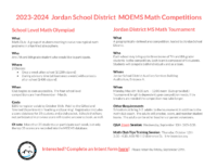 2023-2024 MS Math Competitions – Information