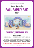 2024-25 Fall Family Fair Flyers Eng – Spa