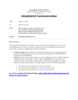 2025-26 PBIS Money for Stipend and Supplies