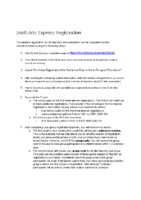 ARTS EXPRESS 2026 JSD Arts Express Group Purchase Instructions