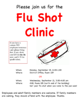 ASB and DO Flu Shot Clinics 2016