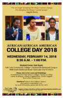 African American College Day Flyer