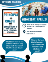 April 24 Principal + Coaches Math Learning Series