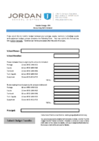 Budget Transfer Form