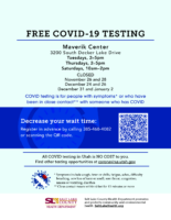 COVID-19 Maverik Center Testing
