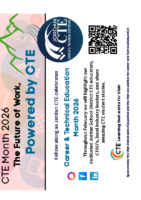 CTE Month 2026 flyer