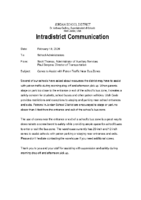 Cones to Assist with Parking Lot Concerns