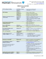 Critical Dates 2019-20 Revised Oct 8 2019