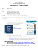 December 2025 Attendance Newsletter