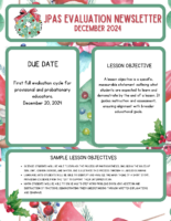 December Evaluations Newsletter