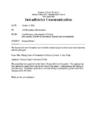 District School Memo