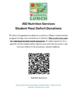 Donations Flyer with QR Code