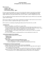 ESY Eligibility Facts, Tips and Documentation v26