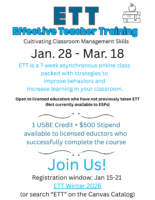 ETT Flyer Winter 2026