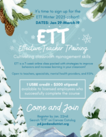 ETT Winter 2025 Flyer