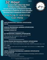 Educator-directed PD Pro Hours