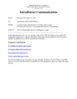 Elementary Stakeholder Input Survey Response Counts