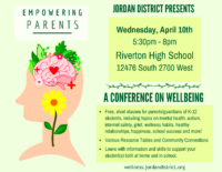 Empowering Parents A Conference on Wellbeing Flyer includes Spanish Version (11 x 8.5 in)