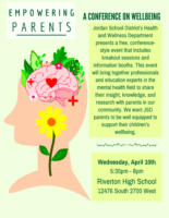 Empowering Parents A Conference on Wellbeing Flyer