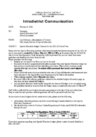 End of Year Budget Memo February 2026