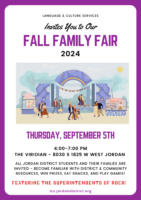 Fall Family Fair (English)