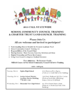 Flyer Fall Statewide Training 10-15-2018