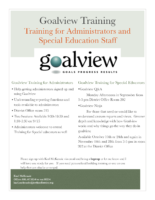 Goalview Training Flier -1
