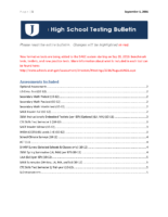 high-school-testing-bulletin-september-2016