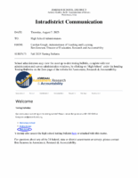 High Testing Bulletin 2025