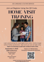 Home Visit Training Flyer