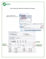 How to View Your Pay Check Two Days Prior