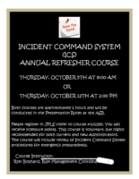 ISC Refresher Course Oct 2017