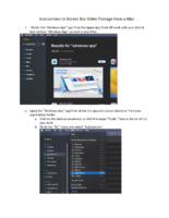 Instructions to Access Bus Video Footage from a Mac