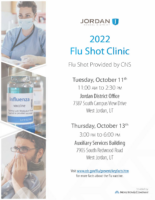 JSD Flu Shot Clinic Flyer 2022