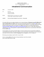 January 2026 Winter Student Feedback Survey Window