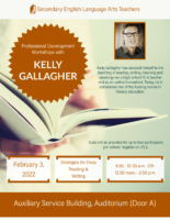 K Gallagher PD – Secondary ELA Teachers Flyer