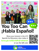 LCS Spanish for Educators Class Flyer