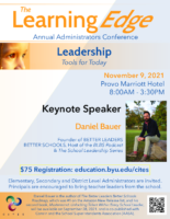 Learning Edge Conference Flyer