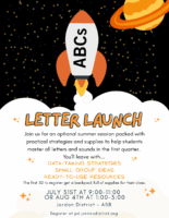 Letter Launch Invitation