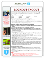 Lockout Tagout