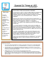 March SpEd Newsletter
