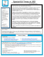 May 2025 SpEd Newsletter