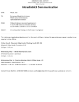 May Counselor Training Dates