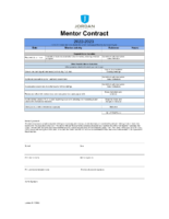 Mentor Contract 22-23